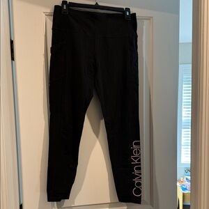 Calvin Klein Black Activewear Pants